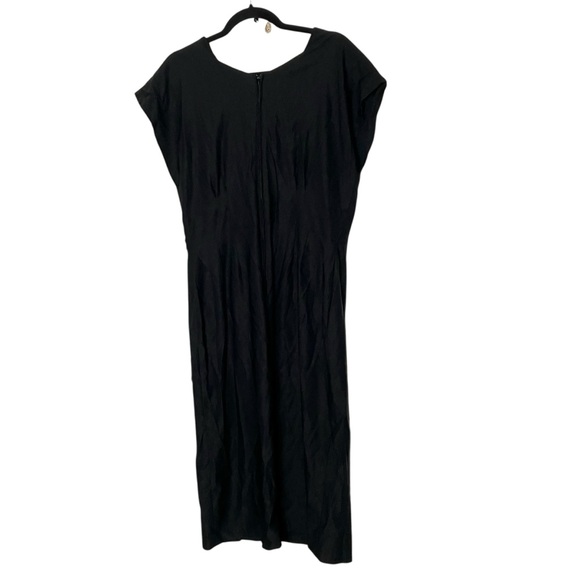 STOP STARING Black Paris Milan Wiggle Dress with Flower Embroidery Pin-Up 2X - Picture 3 of 4